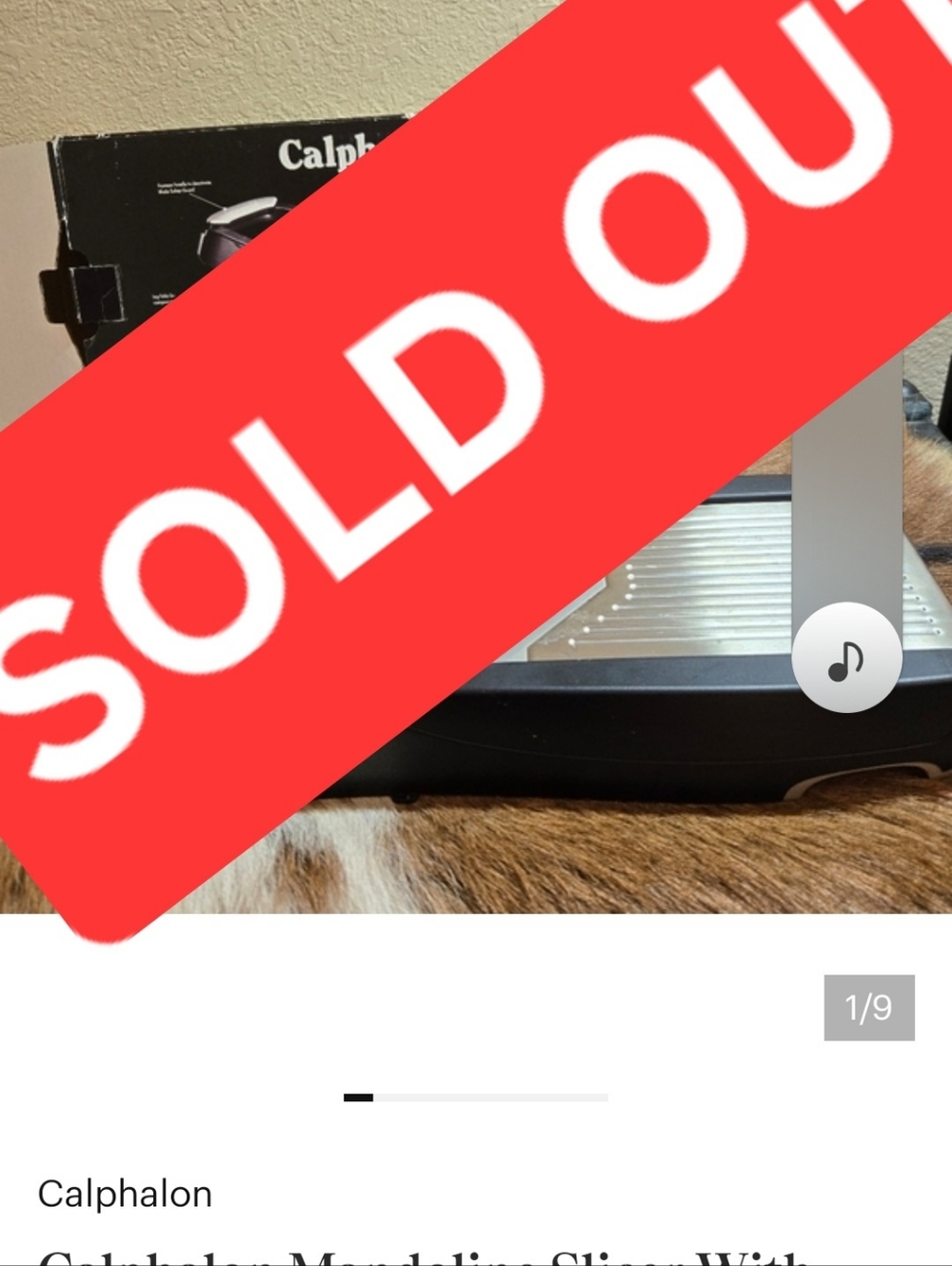Sold Out